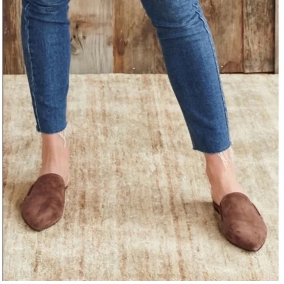 Jenni Kayne Suede Mule ~Espresso Brown 37 EU 7 EUC - Picture 2 of 9